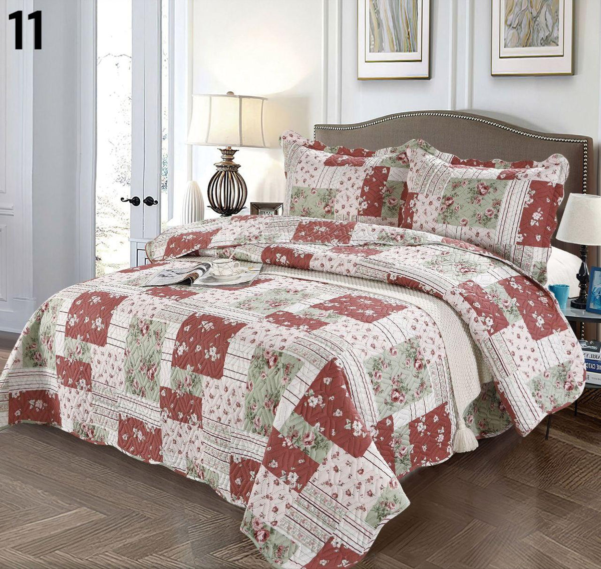 Elegantni prekrivač s uzorcima 220x240cm + 2 jastučnice gratis - Feniks-shop