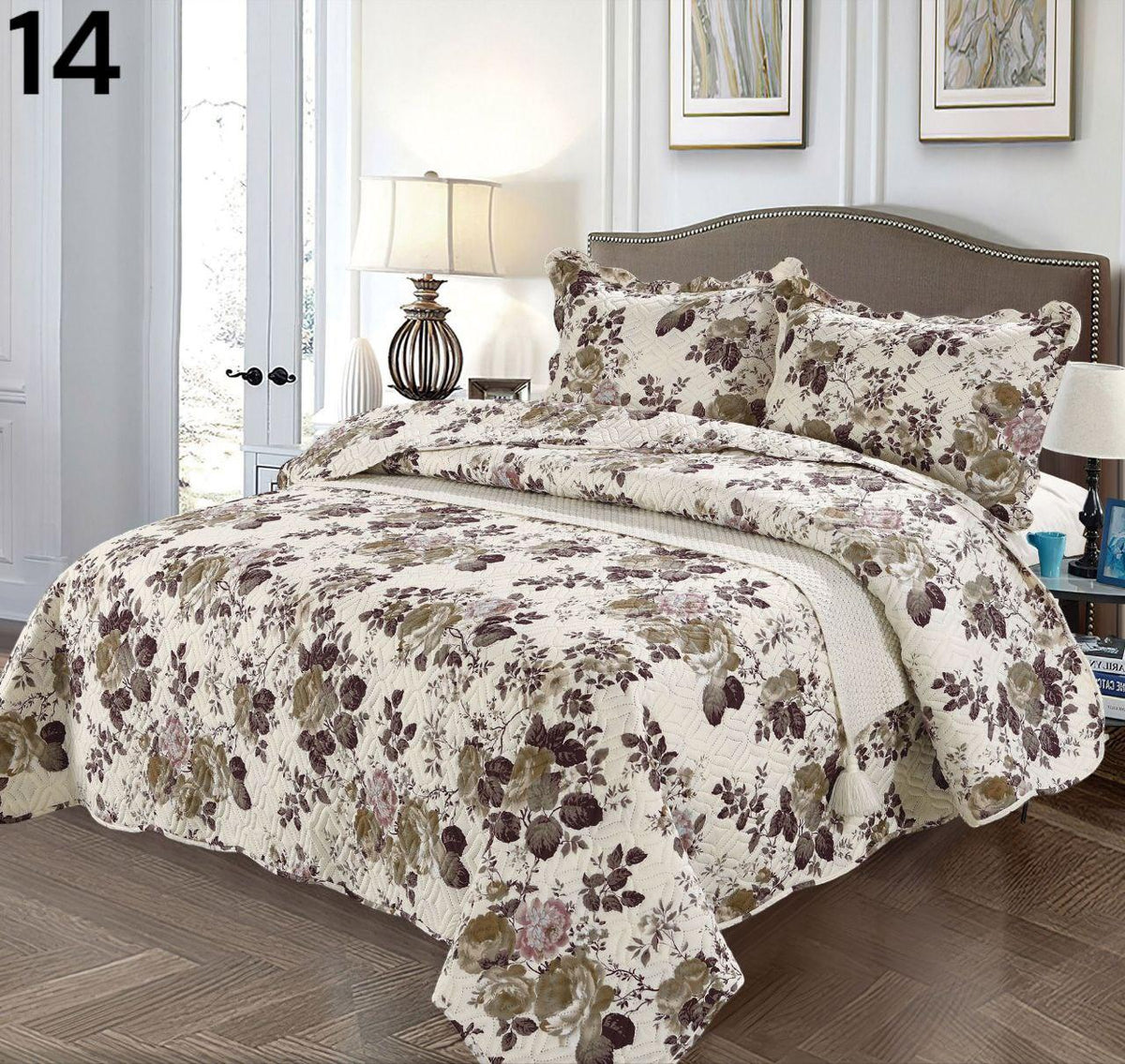 Elegantni prekrivač s uzorcima 220x240cm + 2 jastučnice gratis - Feniks-shop