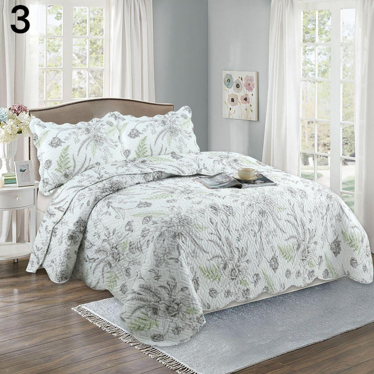 Elegantni prekrivač s uzorcima 220x240cm + 2 jastučnice gratis - Feniks-shop