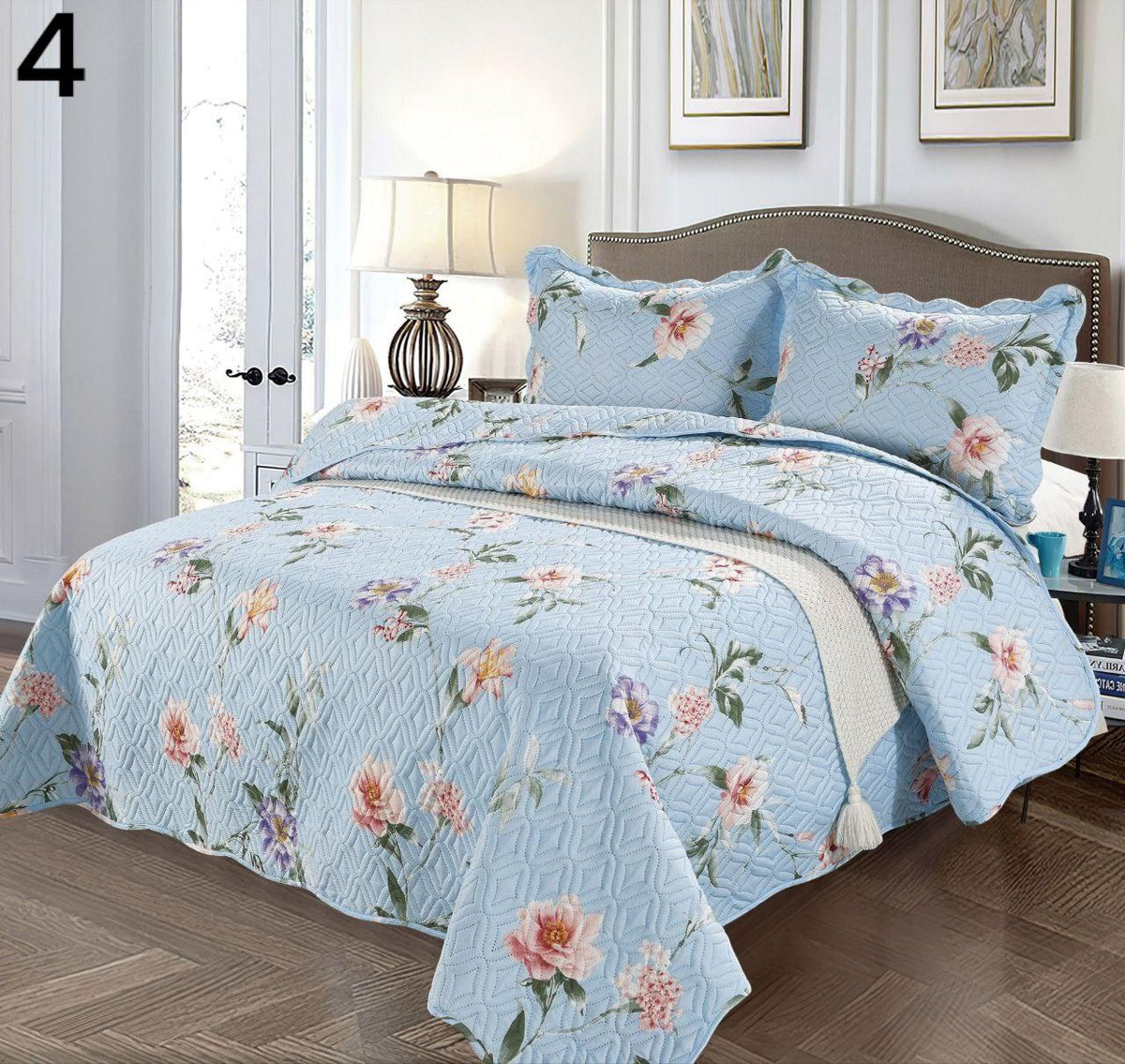 Elegantni prekrivač s uzorcima 220x240cm + 2 jastučnice gratis - Feniks-shop