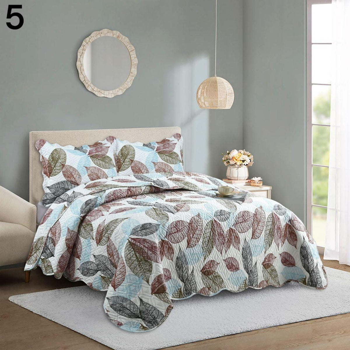 Elegantni prekrivač s uzorcima 220x240cm + 2 jastučnice gratis - Feniks-shop