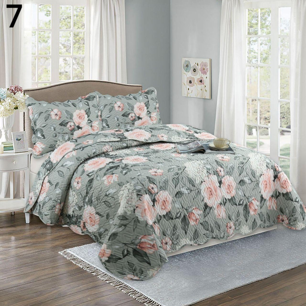 Elegantni prekrivač s uzorcima 220x240cm + 2 jastučnice gratis - Feniks-shop