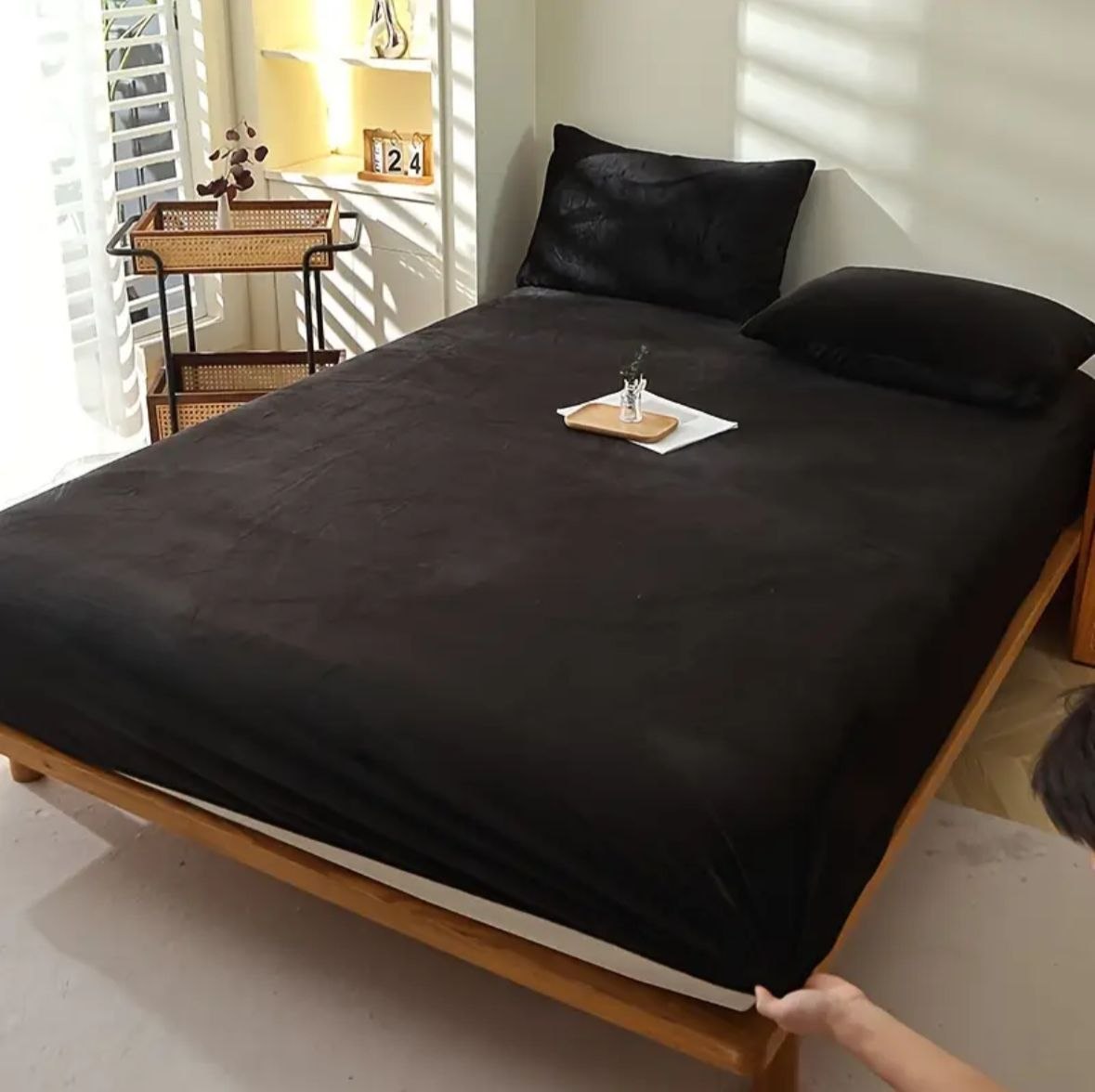 Flanel plahte s gumicom 200x200cm + 2 jastučnice gratis 50x70cm