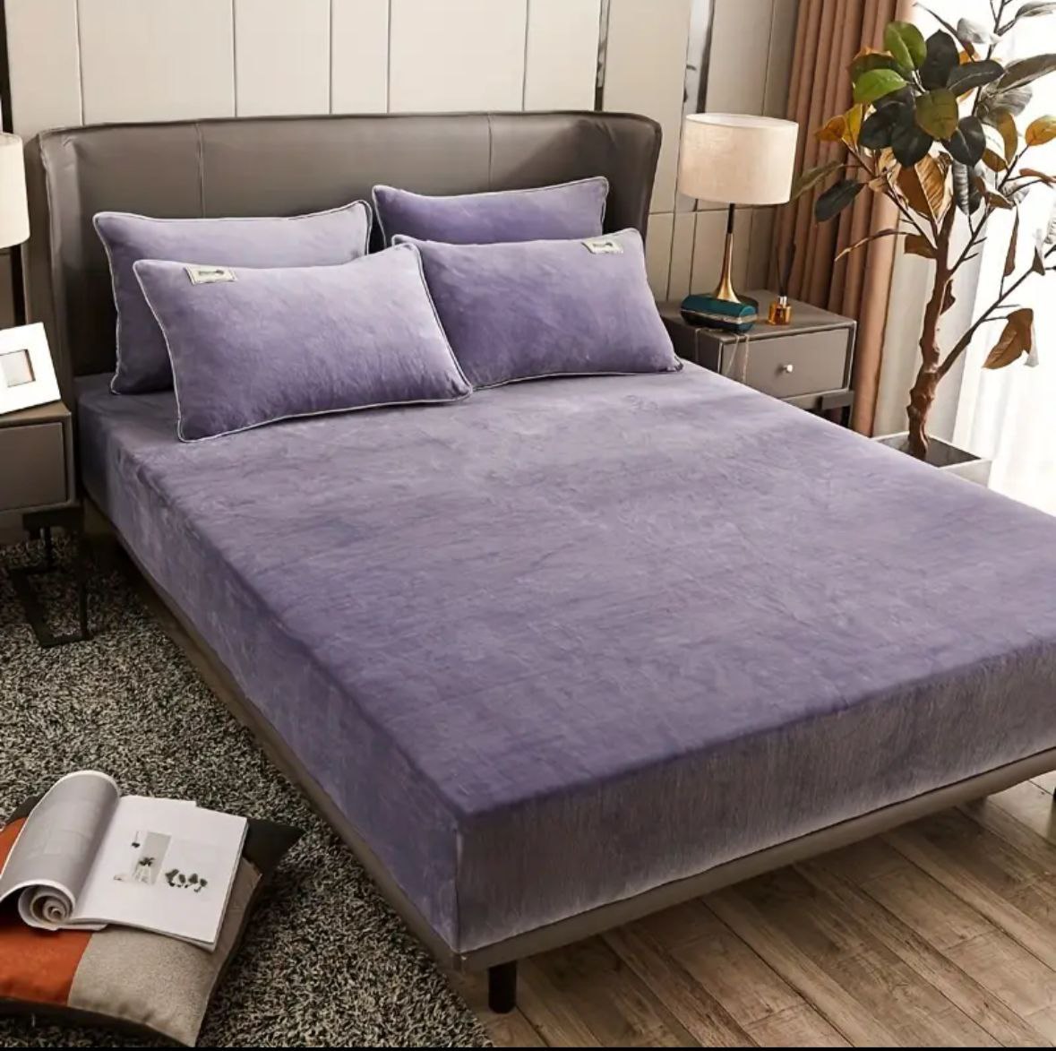 Flanel plahte s gumicom 200x200cm + 2 jastučnice gratis 50x70cm