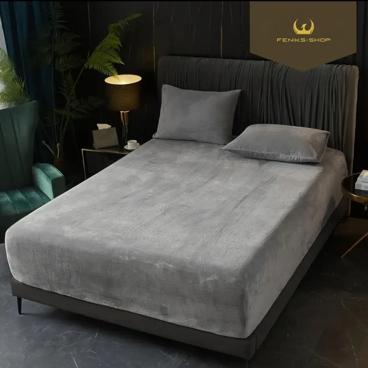 Flanel plahte s gumicom 200x200cm + 2 jastučnice gratis 50x70cm