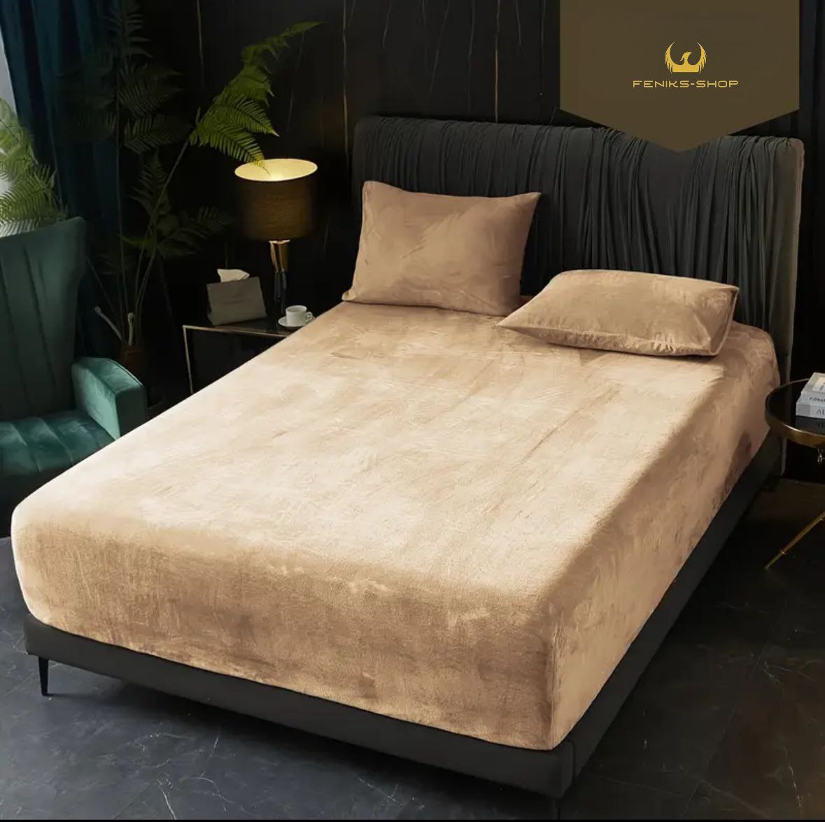 Flanel plahte s gumicom 200x200cm + 2 jastučnice gratis 50x70cm