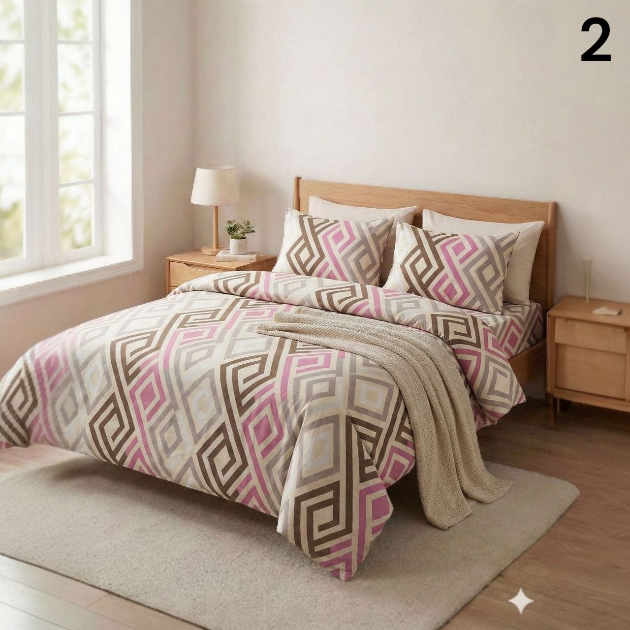 Istanbul Comfort pamučna posteljina 4-dijela 200x220cm