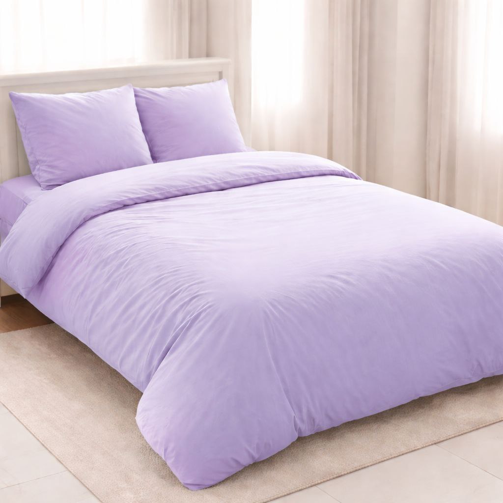 Jednobojna pamučna posteljina