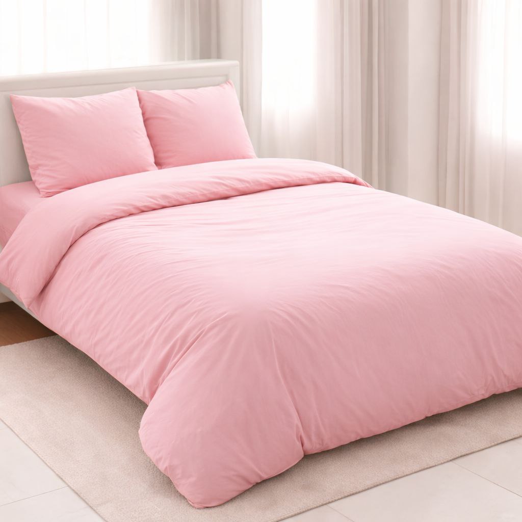 Jednobojna pamučna posteljina