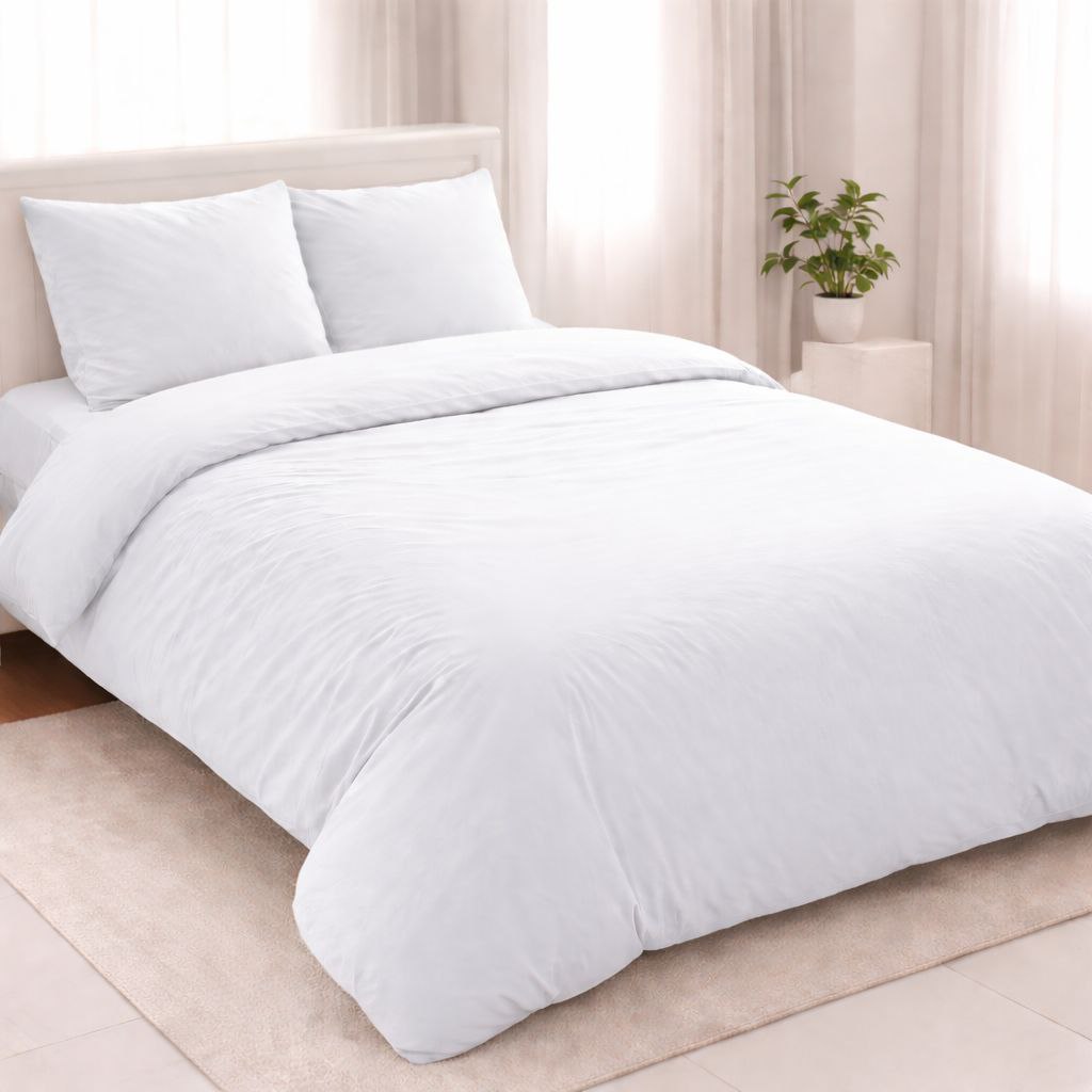 Jednobojna pamučna posteljina