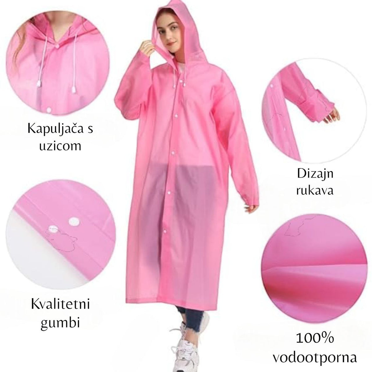 Kabanica s gumbima i kapuljačom - Feniks-shop
