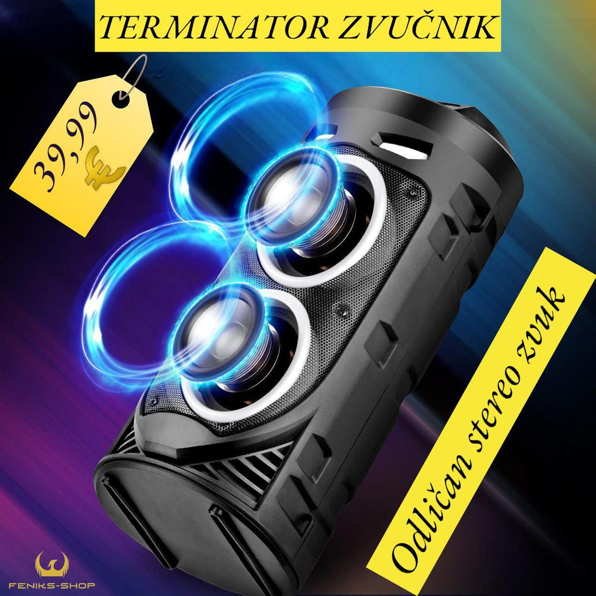 Karaoke zvučnik terminator Mulin - Feniks-shop