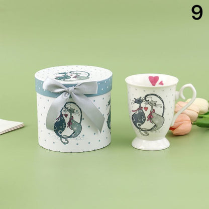 Keramička šalica u poklon kutiji 200ml ( 11 raznih modela )