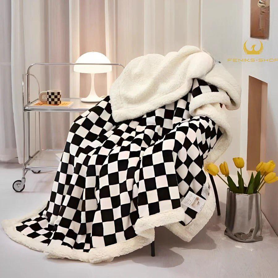 Kockasta deka 3kg 200x230cm - Feniks-shop