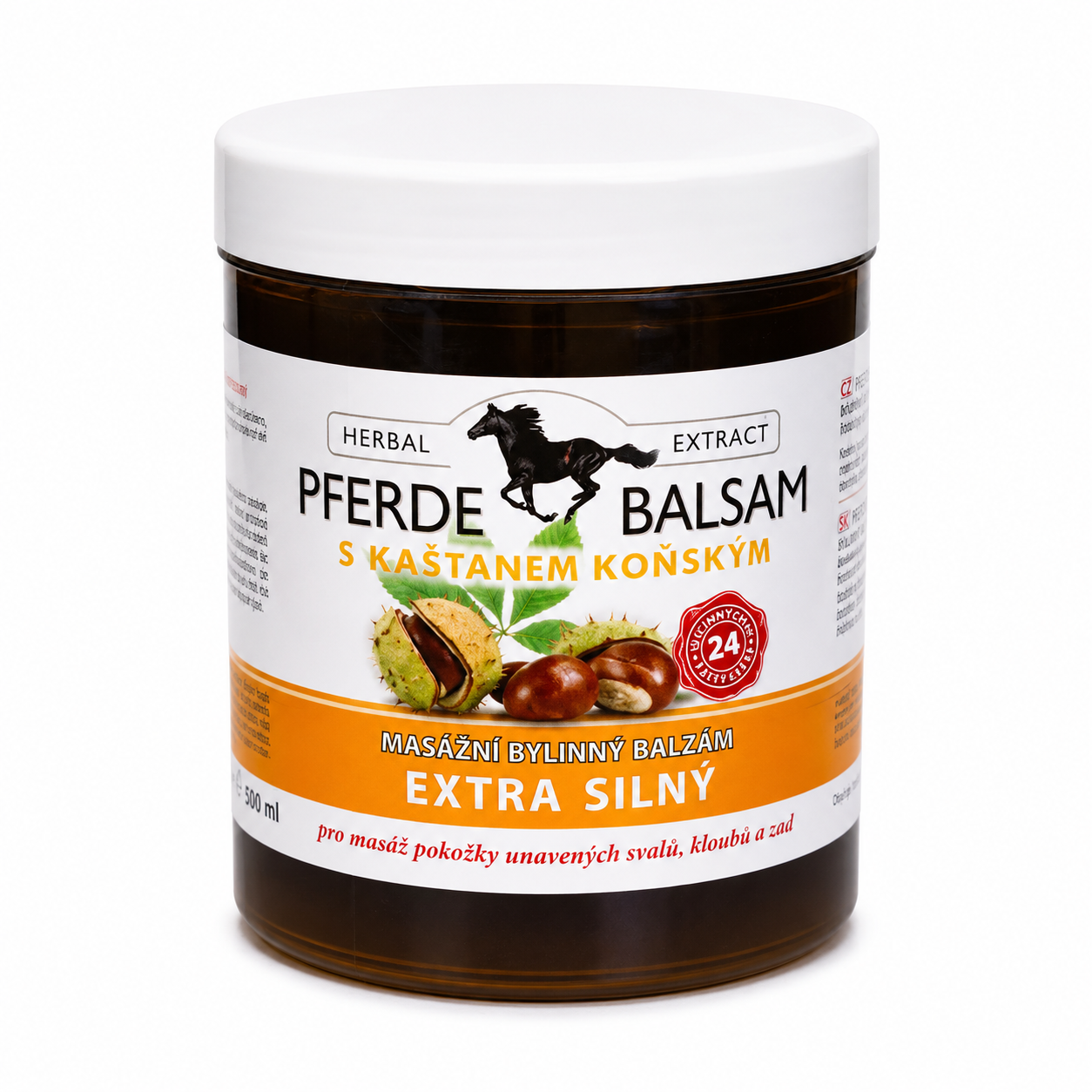 Konjski biljni balzam Extra Strong s divljim kestenom 500 ml
