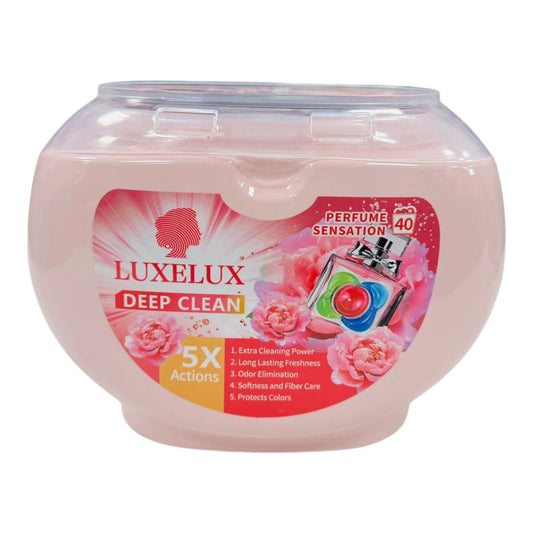 LUXELUX Deep Clean kapsule za pranje rublja – Perfume Sensation, 40 kom