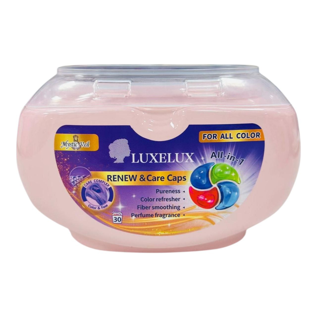 LUXELUX Renew & Care kapsule za pranje – Mystic Veil, 30 kom