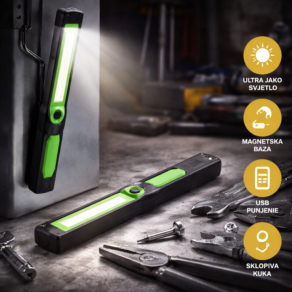 Led radna lampa s magnetom Velika