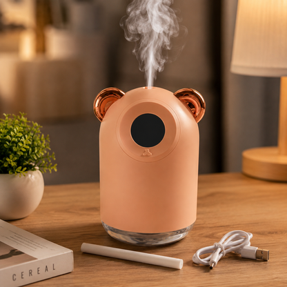 Lovely Humidifier – USB ovlaživač zraka s LED svjetlom | Roza, bijela i plava