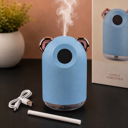 Lovely Humidifier – USB ovlaživač zraka s LED svjetlom | Roza, bijela i plava