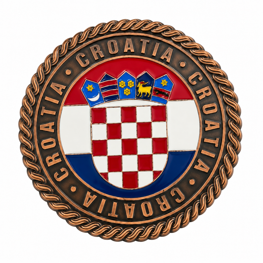 Magnet Croatia s otvaračem za boce – hrvatski grb