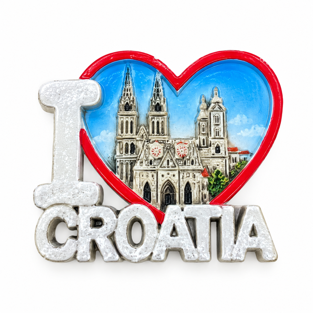 Magnet I Love Croatia – Zagrebačka katedrala