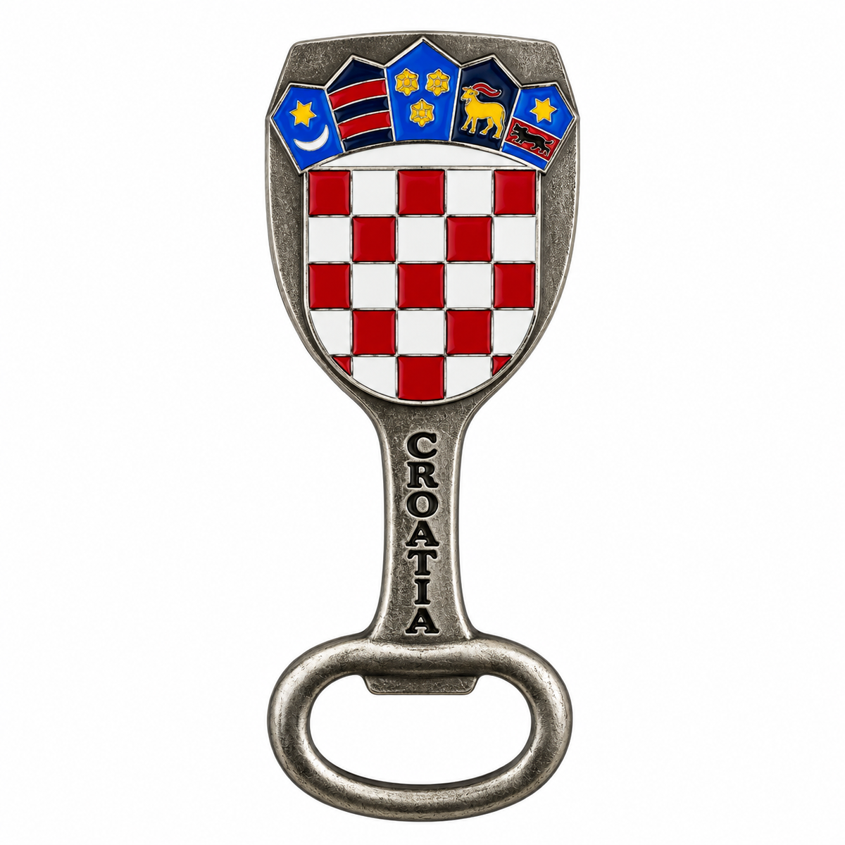 Magnet i otvarač za boce Croatia – hrvatski grb #2