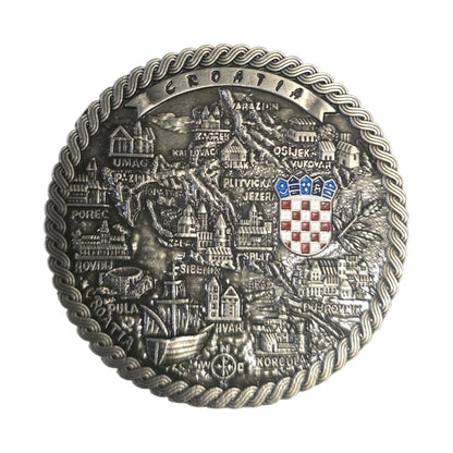 Magnet i otvarač za boce Croatia – karta Hrvatske i hrvatski grb