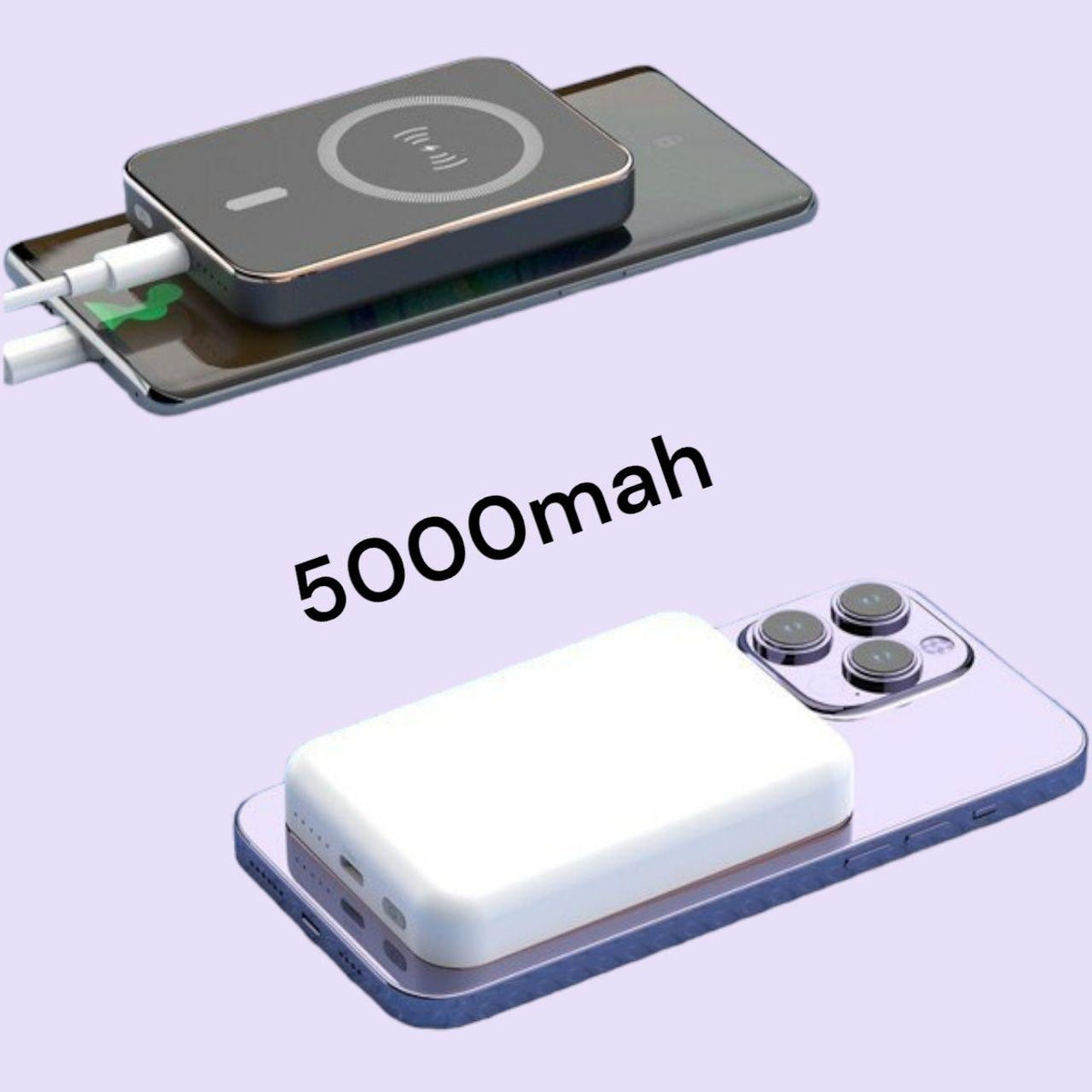 Magnetni prijenosni punjač powerbank 5000mah - Feniks-shop
