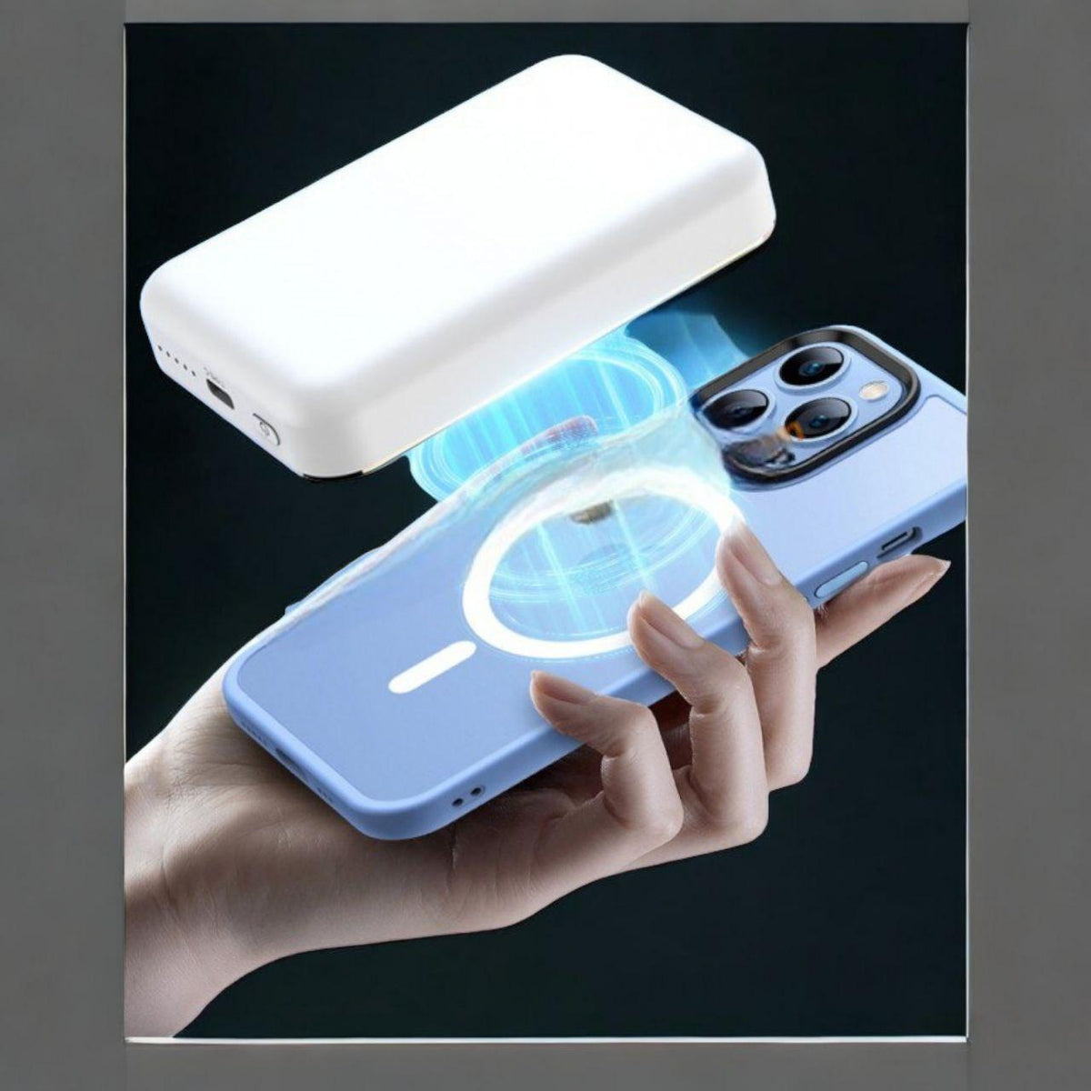 Magnetni prijenosni punjač powerbank 5000mah - Feniks-shop
