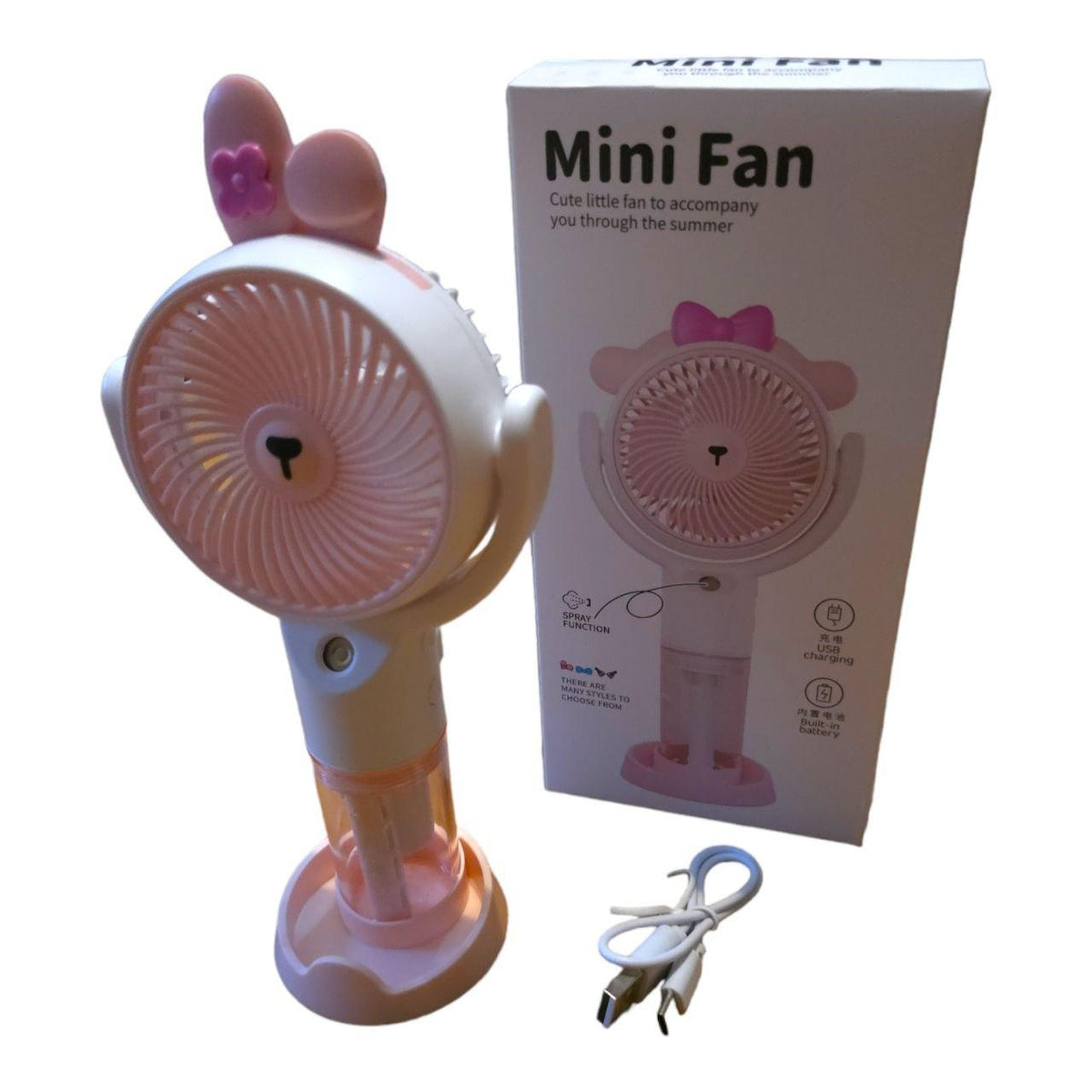 Mini ručni ventilator + izbacivač pare - Feniks-shop