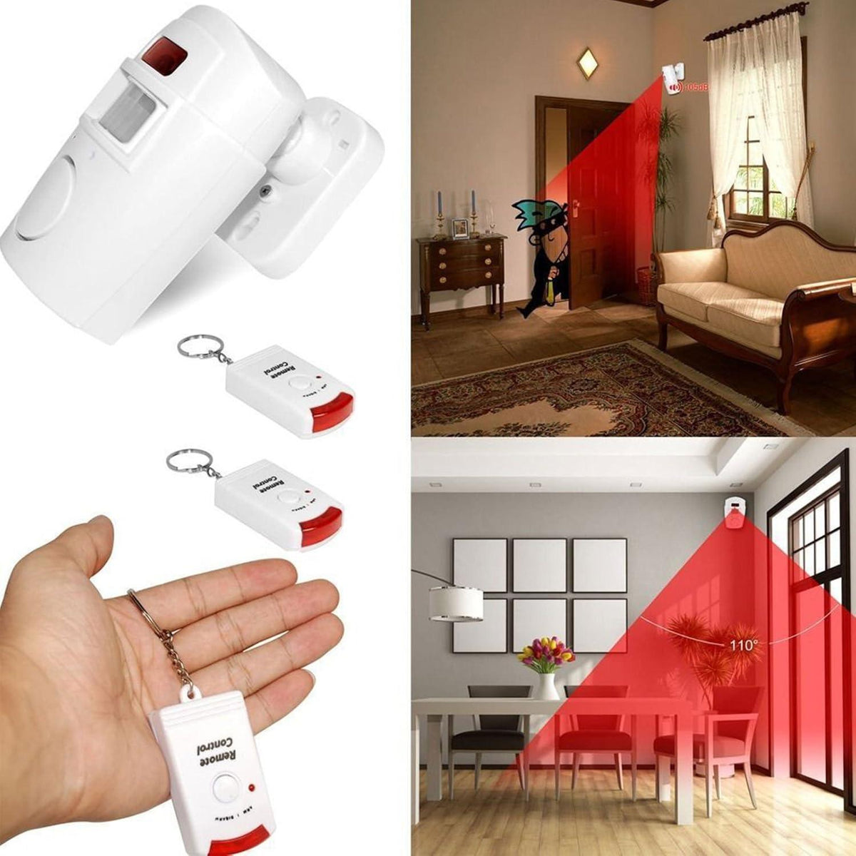 Mini alarm na daljinsko upravljanje ( infracrvene zrake ) - Feniks-shop