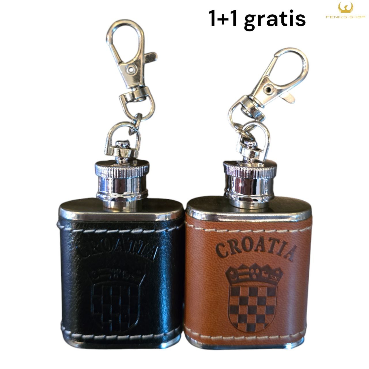 Mini pljoska Cro privjesak 1+1 gratis - Feniks-shop
