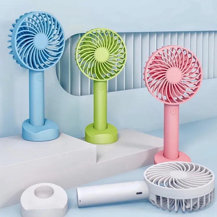 Mini ručni ventilator + stalak za mobitel - Feniks-shop