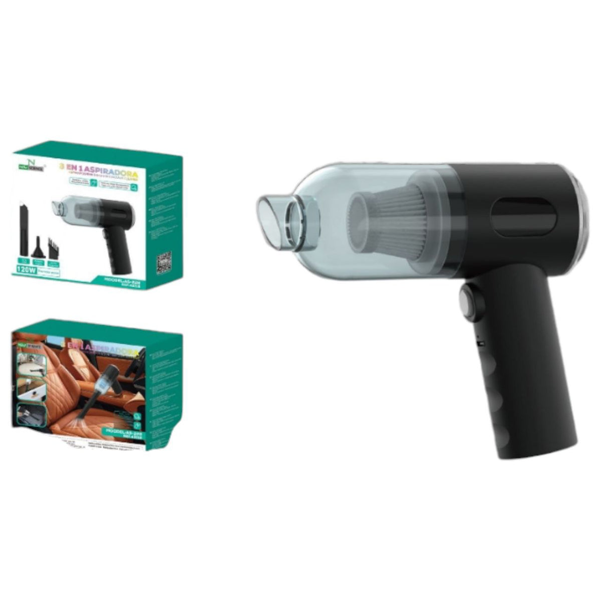 Mini usisavač za auto 3u1 - Feniks-shop