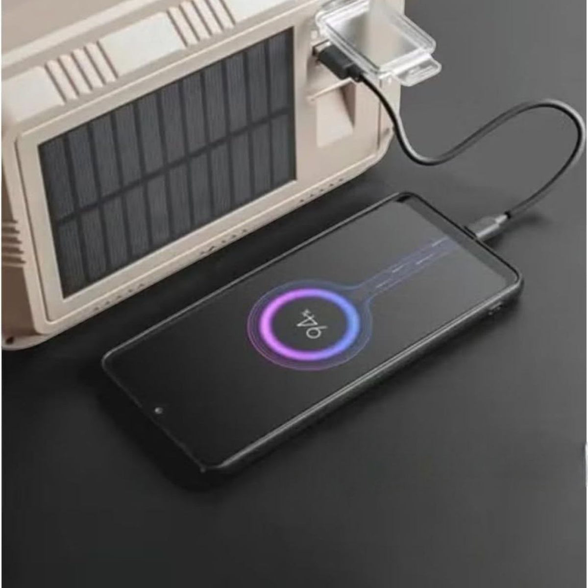 Multifunkcionalna solarna lampa kamin - Feniks-shop
