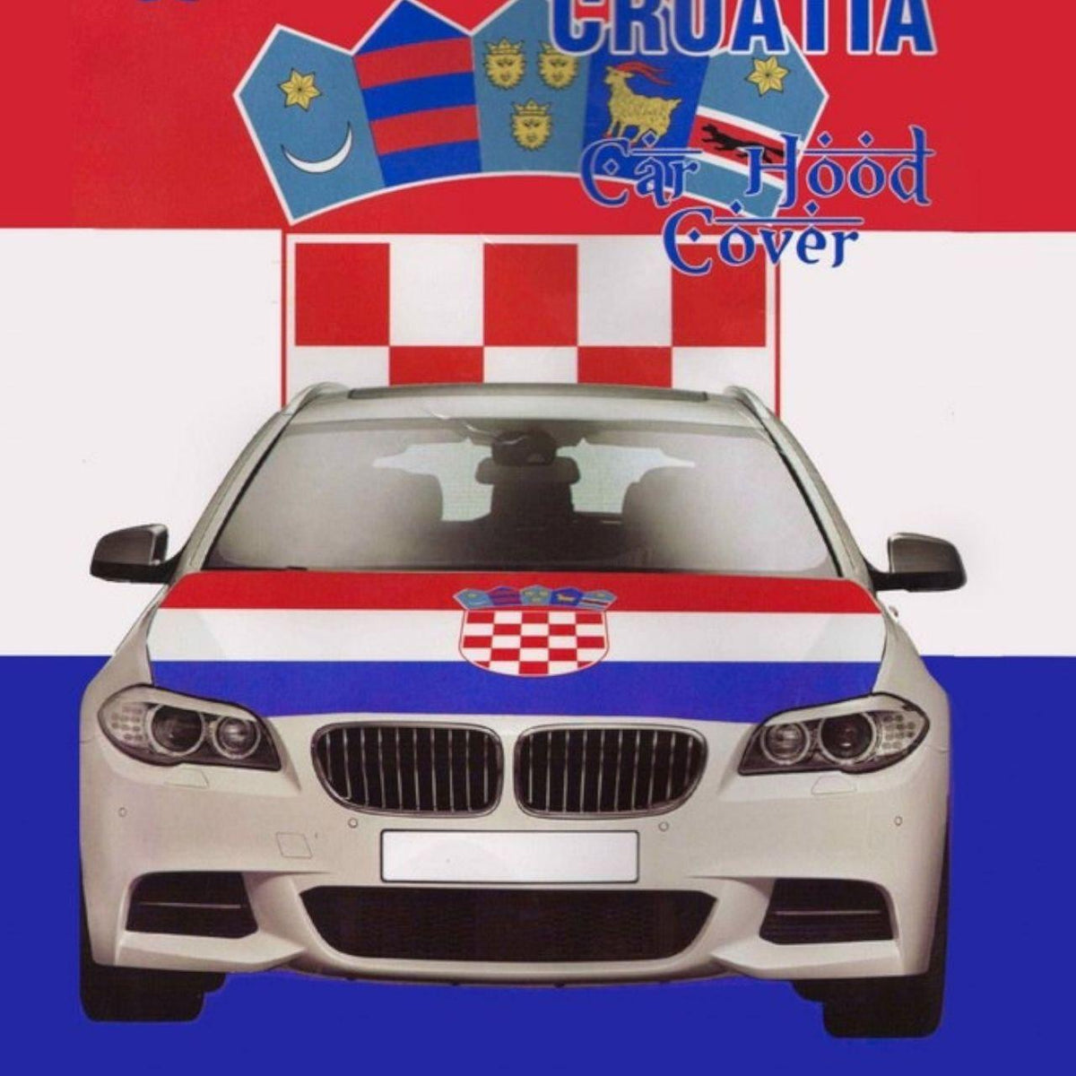 Navijačka navlaka za automobil ( haubu ) s grbom - Feniks-shop