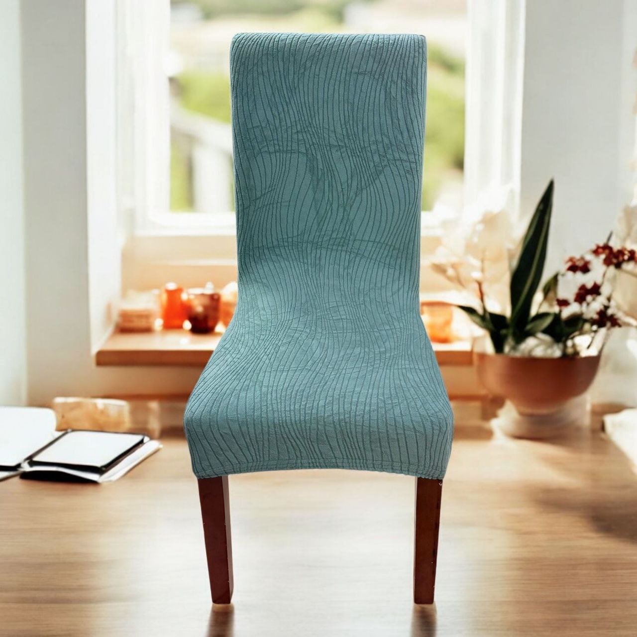 Navlake za stolice geometrijski dezen