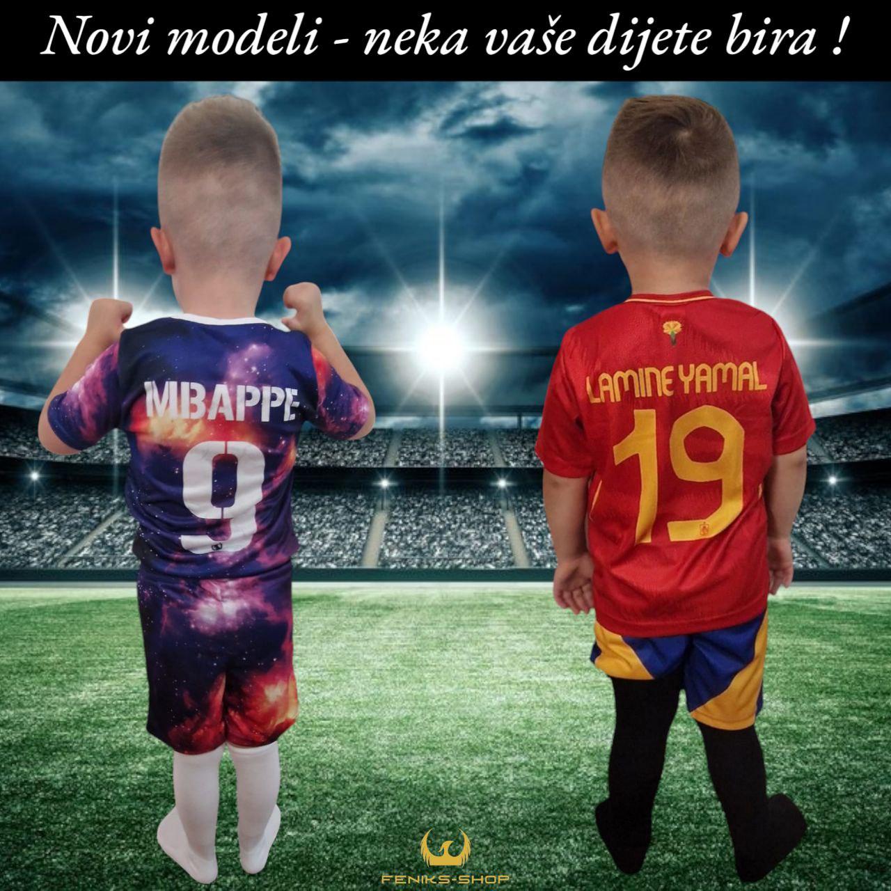 Nogometni kompleti Mbappe ili Yamal