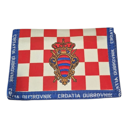 Novčanik Croatia Dubrovnik – hrvatski motiv s kockicama