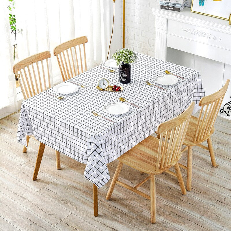 PVC vodootporni kockasti stolnjaci 137x137 cm - Feniks-shop