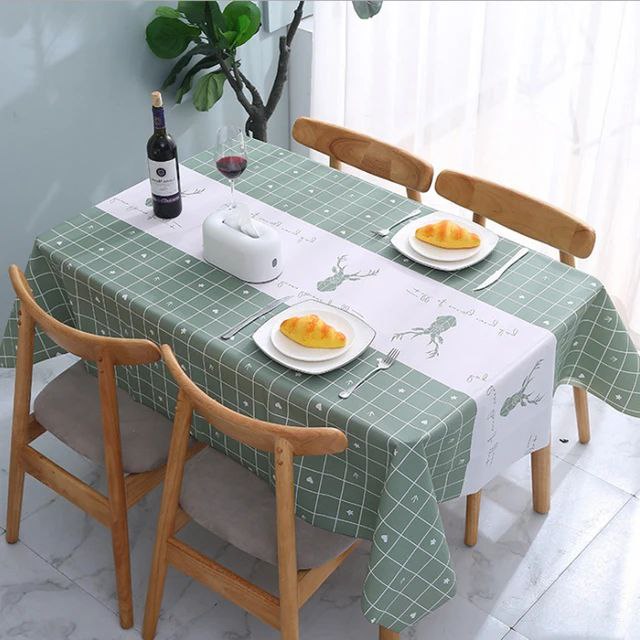 PVC vodootporni kockasti stolnjaci 137x137 cm - Feniks-shop