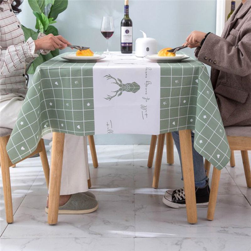 PVC vodootporni kockasti stolnjaci 137x137 cm - Feniks-shop