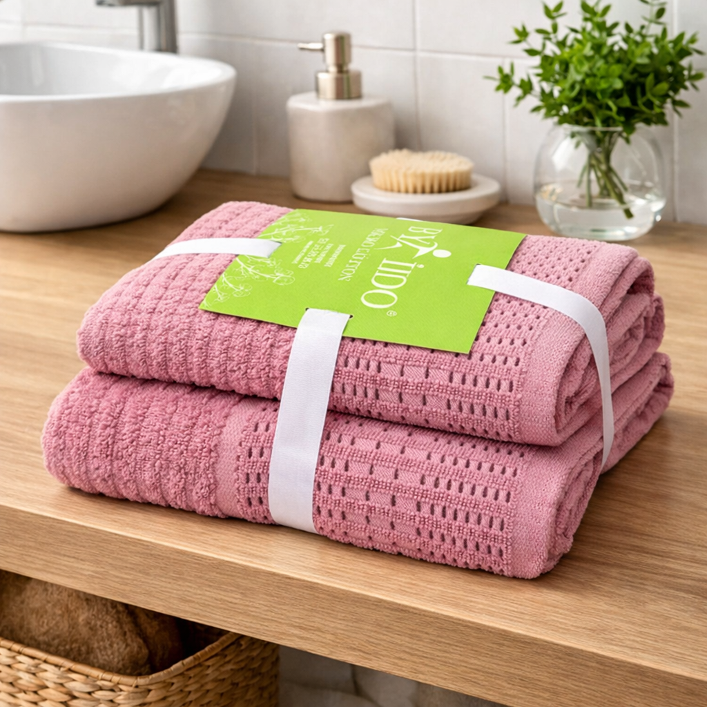 Pamučni deblji veliki ( 140x70cm ) + mali ( 50x90cm ) ručnik