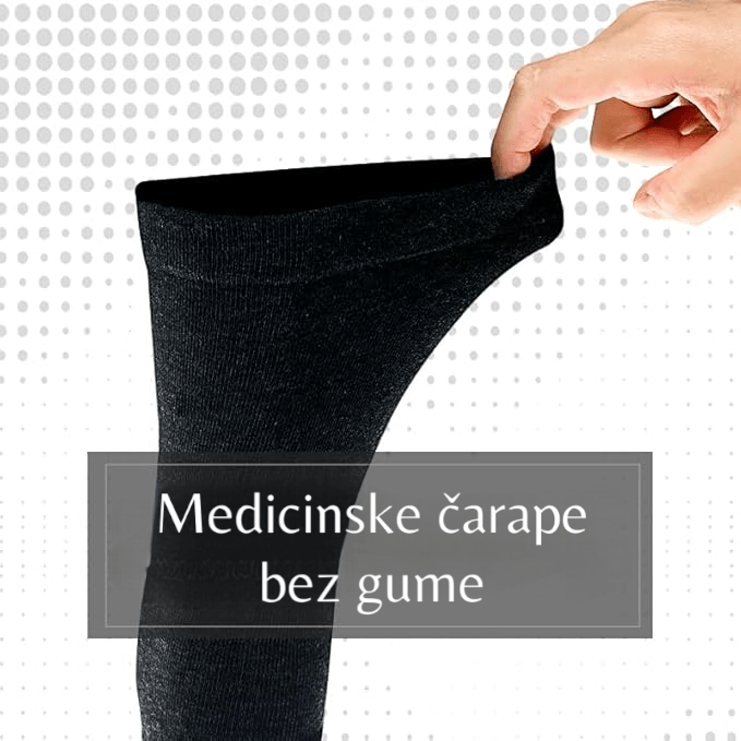 Medicinske čarape bez gumice za dijabetičare