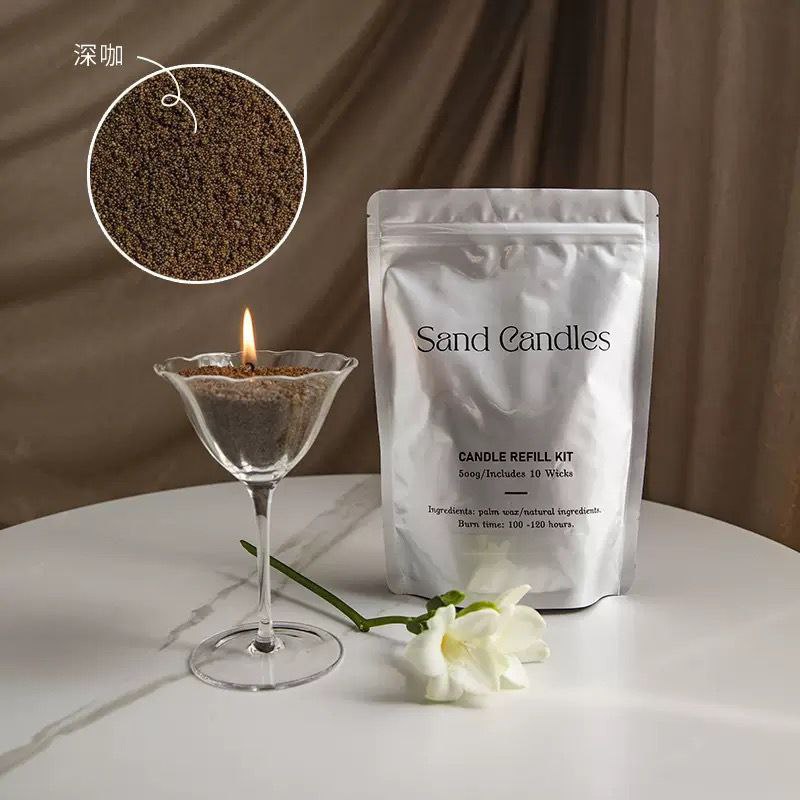 Pijesak za svijeće – 500 g + 10 fitilja (razne boje) – slika 2