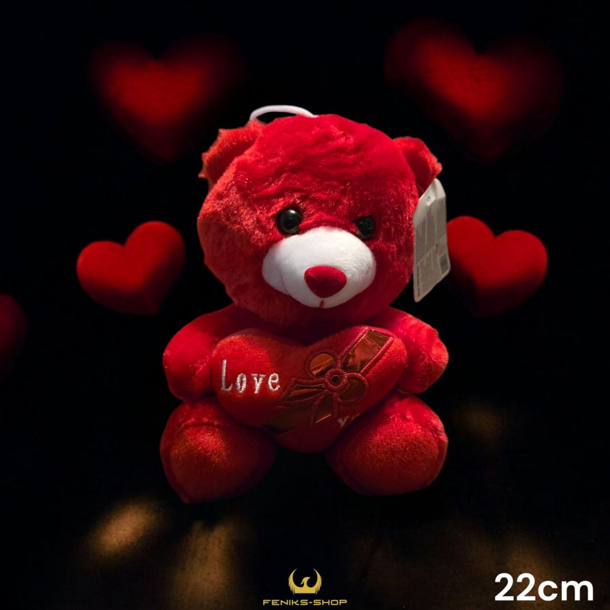 Plišani Medo love srce 22cm - Feniks-shop