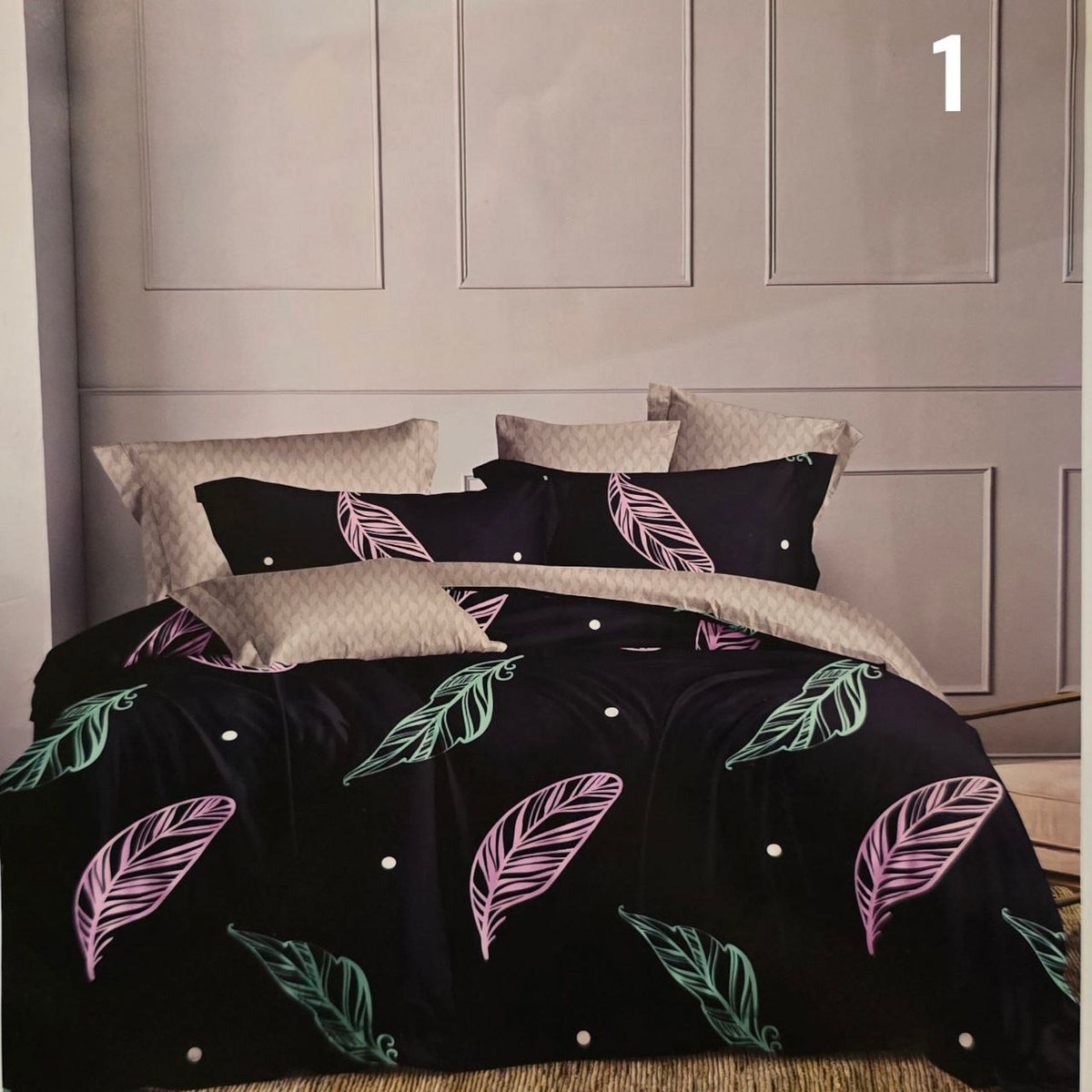 Posteljina 4-dijelna 220x200 cm 100% pamuk