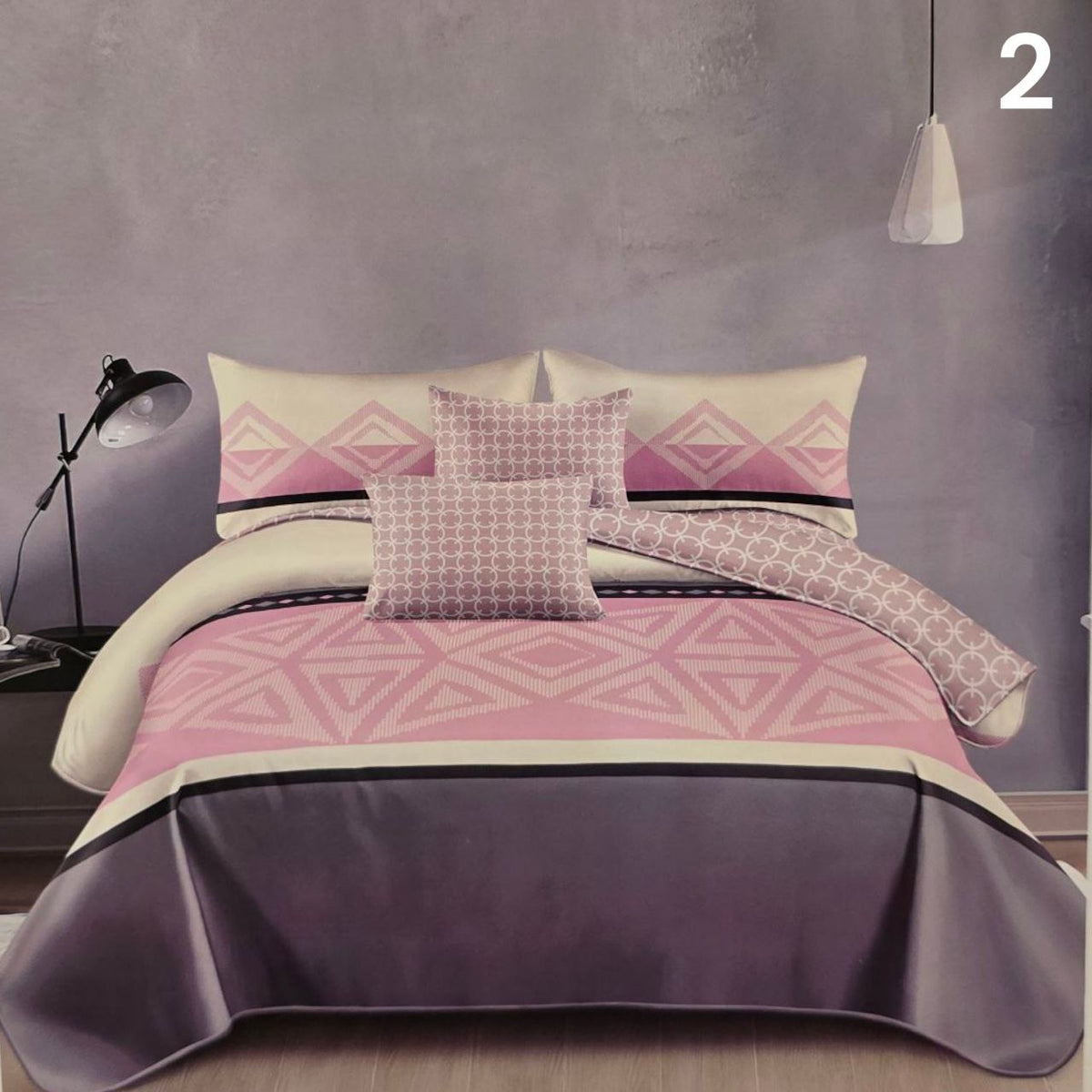 Posteljina 4-dijelna 220x200 cm 100% pamuk – slika 2