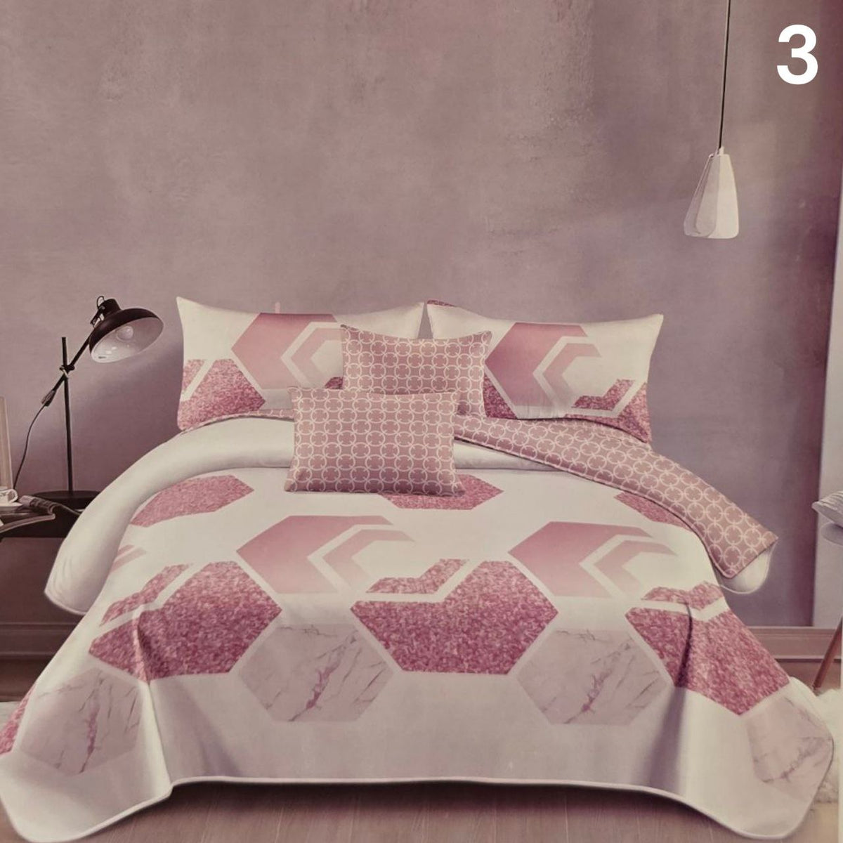 Posteljina 4-dijelna 220x200 cm 100% pamuk – slika 3